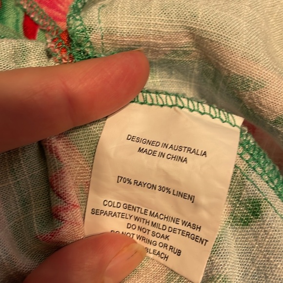 Paper Heart women’s dress large 12 14 mini shift colorful pattern boho pockets - Picture 9 of 10